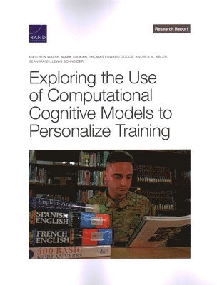 Exploring the Use of Computational Cognitive Models to Personalize Training 1