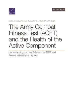 bokomslag Army Combat Fitness Test (ACFT) and the Health of the Active Component