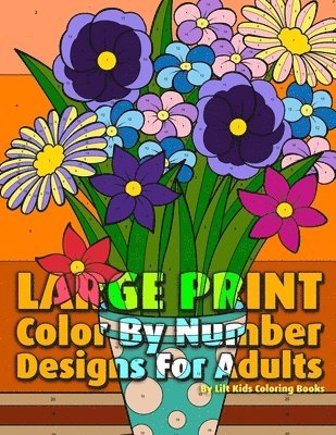 Large Print Color By Number Designs For Adults 1