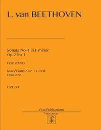 bokomslag Sonata No. 1 in F minor, op. 2 no. 1: Klaviersonate Nr. 1 F-minor, opus 2 nr. 1