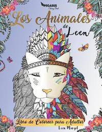 bokomslag Libros de colorear para adultos: Los animales de Leen
