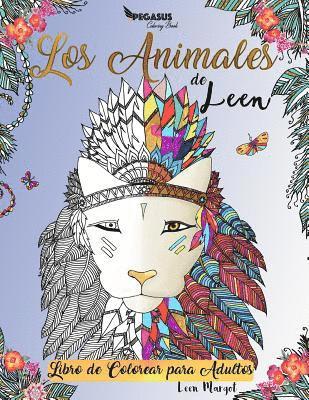 bokomslag Libros de colorear para adultos: Los animales de Leen