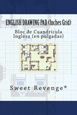 bokomslag English Drawing Pad - Inches Grid: Bloc de Cuandrícula Inglesa - En Pulgadas