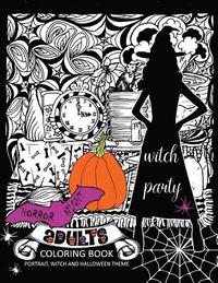 bokomslag Horror Night Adults coloring book: Skull and Witch Design for Relaxation