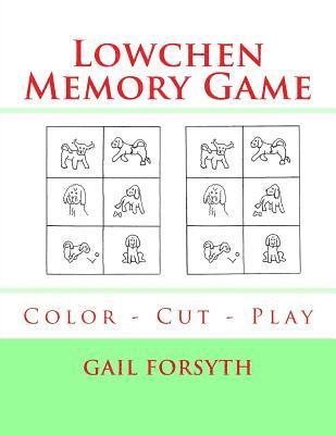 Lowchen Memory Game: Color - Cut - Play 1