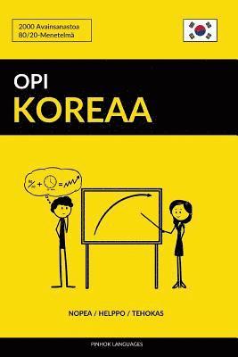 bokomslag Opi Koreaa - Nopea / Helppo / Tehokas