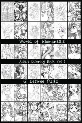 World of Elementals: Adult Coloring Book Vol 1 1