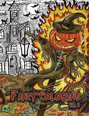 Fancy Coloring: Beauty of Horror Adults Coloring Books 1