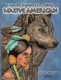 bokomslag Color By Numbers Adult Coloring Book Native American