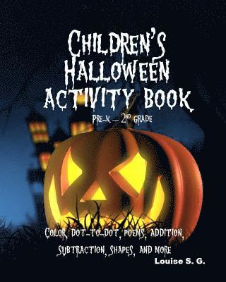 bokomslag Children's Halloween Activity Book: Pre-K through 2nd grade