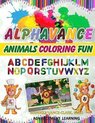 bokomslag alphaVANCE Animal Coloring Fun