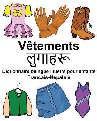 bokomslag Français-Népalais Vêtements Dictionnaire bilingue illustré pour enfants