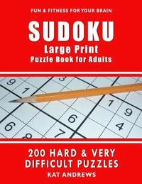 bokomslag SUDOKU Large Print Puzzle Book for Adults