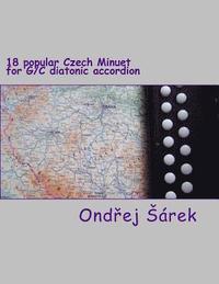 bokomslag 18 popular Czech Minuet for G/C diatonic accordion