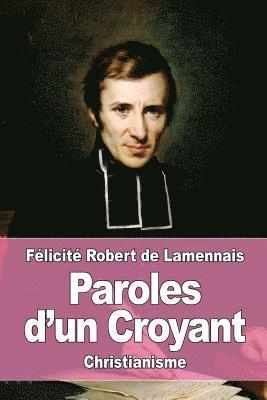 bokomslag Paroles d'un Croyant