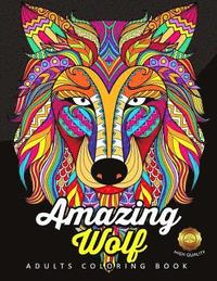 bokomslag Amazing Wolf: Animal Adults Coloring Book Fun and Relaxing Designs