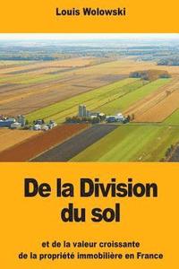 bokomslag De la Division du sol: et de la valeur croissante de la propriété immobilière en France