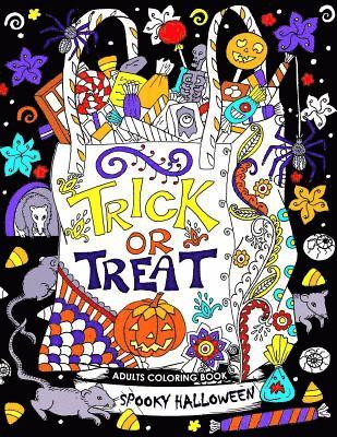 Adults Coloring Book: Spooky Halloween Fun and Relaxing Designs 1