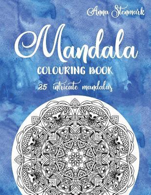 Mandala colouring book - 25 intricate mandalas: The blue mandala book 1