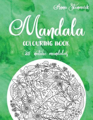 Mandala colouring book - 25 nature mandalas: The green mandala book 1