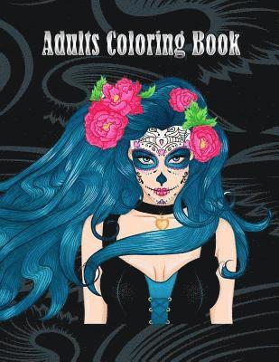 bokomslag Adults Coloring Book: Women Coloring Books Relaxation, Sugar Skull, Women Large Print (Dover Coloring Books)