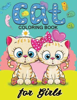Balloon Publishing - Cat Coloring Books for Girls: Kitten Coloring book for girls and kids ages 4-8, 8-12, Häftad
