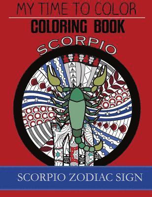 bokomslag Scorpio Zodiac Sign - Adult Coloring Book