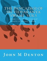 bokomslag The Pancadasi of Vidyaranya: volume 3 of this famous treatise