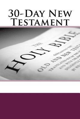 bokomslag 30-Day New Testament: American Standard Version