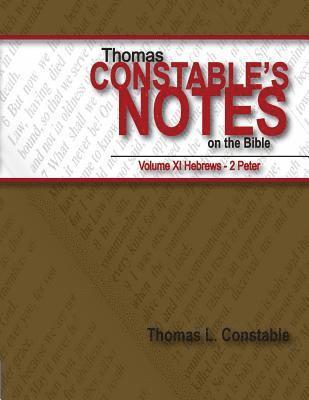 Thomas Constable - Thomas Constable's Notes on the Bible Volume XI, Häftad