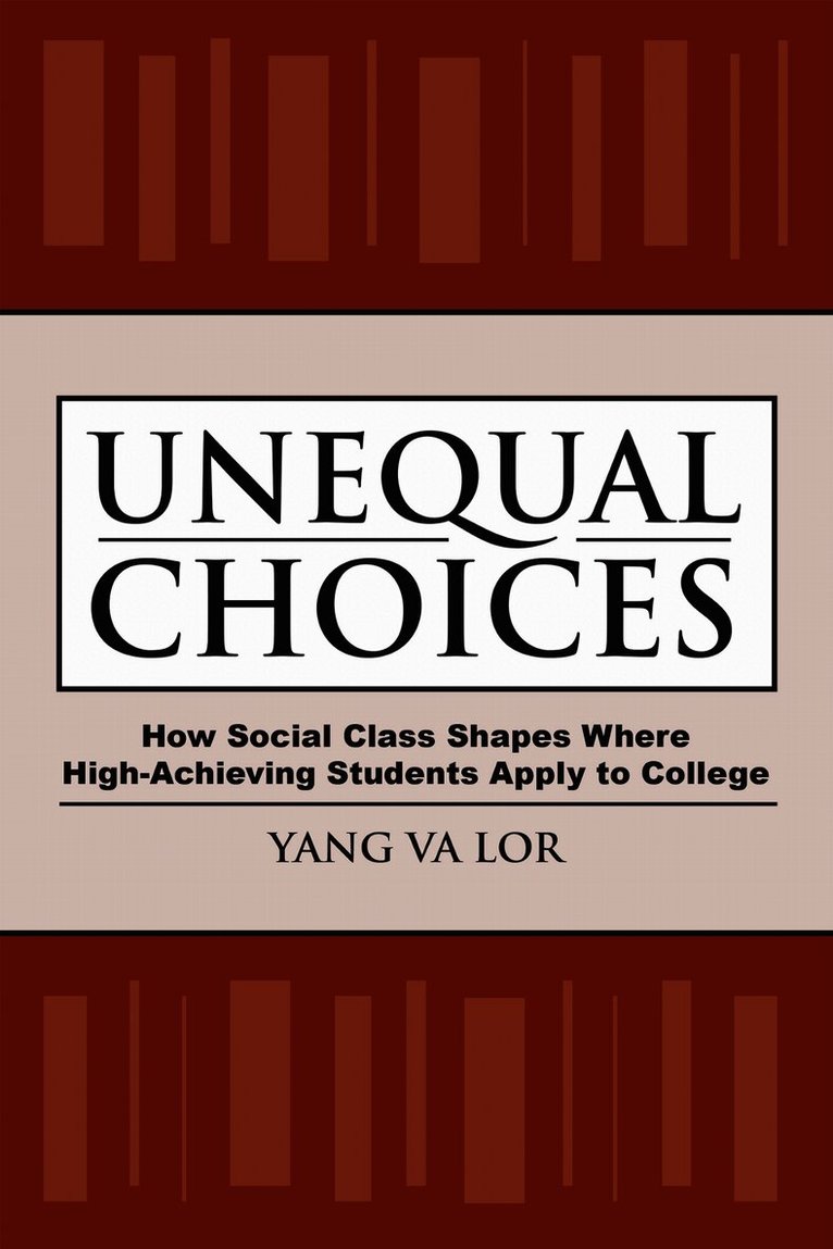 Yang Va Lor - Unequal Choices, Inbunden