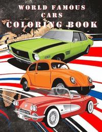 bokomslag Worlds Famous Cars Coloring Book