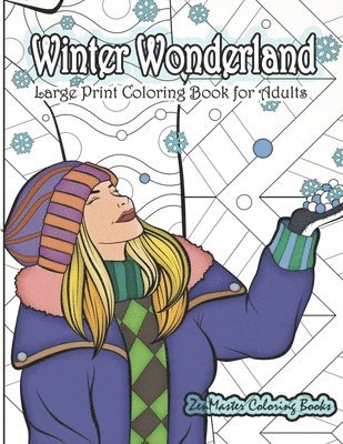 bokomslag Large Print Coloring Book for Adults
