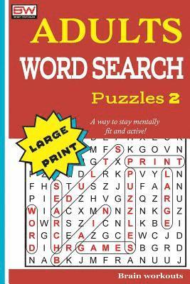 bokomslag ADULTS WORD SEARCH Puzzles 2