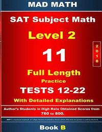 bokomslag 2018 SAT Subject Math Level 2 Book B Tests 12-22