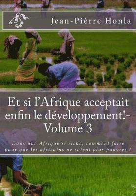Et si l'Afrique acceptait enfin le développement!-Volume 3: Dans une Afrique si riche, comment faire pour que les africains ne soient plus pauvres ? 1