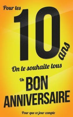 Thibaut Pialat - Bon anniversaire - 10 ans: Livre a ecrire, Häftad. Tillgänglighet: Lägg i varukorg
