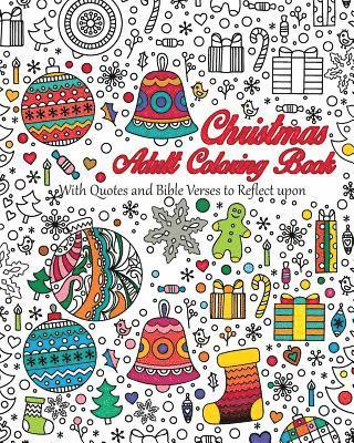 bokomslag Christmas Adult Coloring Book: With quotes and Bible verses to reflect upon