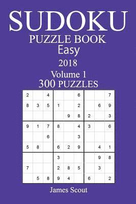 bokomslag 300 Easy Sudoku Puzzle Book - 2018