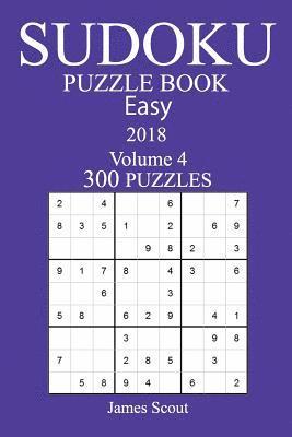300 Easy Sudoku Puzzle Book - 2018 1