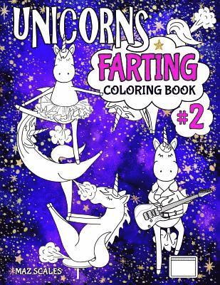 bokomslag Unicorns Farting Coloring Book 2