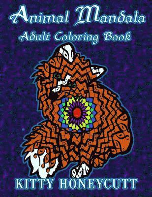 Animal Mandala: Adult Coloring Book 1
