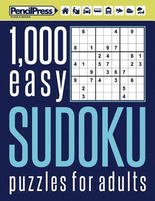 1000 easy Sudoku puzzles book for adults 1