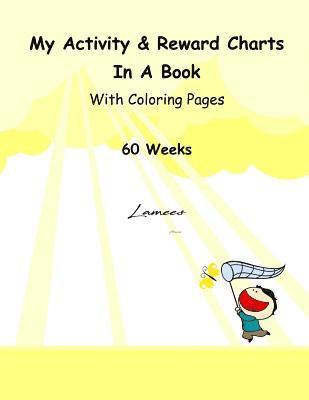 bokomslag My Activity & Reward Charts In A Book With Coloring Pages (60 Weeks)