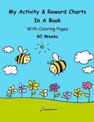 bokomslag My Activity & Reward Charts In A Book With Coloring Pages (60 Weeks)