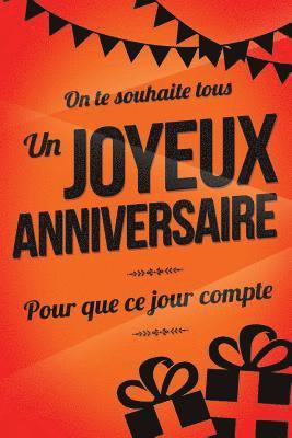 bokomslag Joyeux Anniversaire - Orange: Livre a ecrire