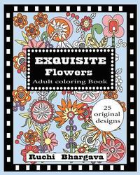 bokomslag Exquisite Flowers - Adult Coloring Book