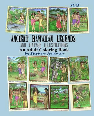 Ancient Hawaiian Legends and Vintage Illustrations: an Adult Coloring Book 1