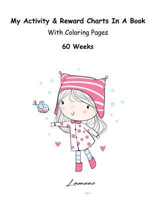 bokomslag My Activity & Reward Charts In A Book With Coloring Pages (60 Weeks)