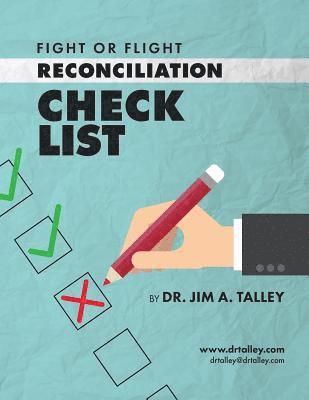 Fight or Flight: Reconciliation Check List 1